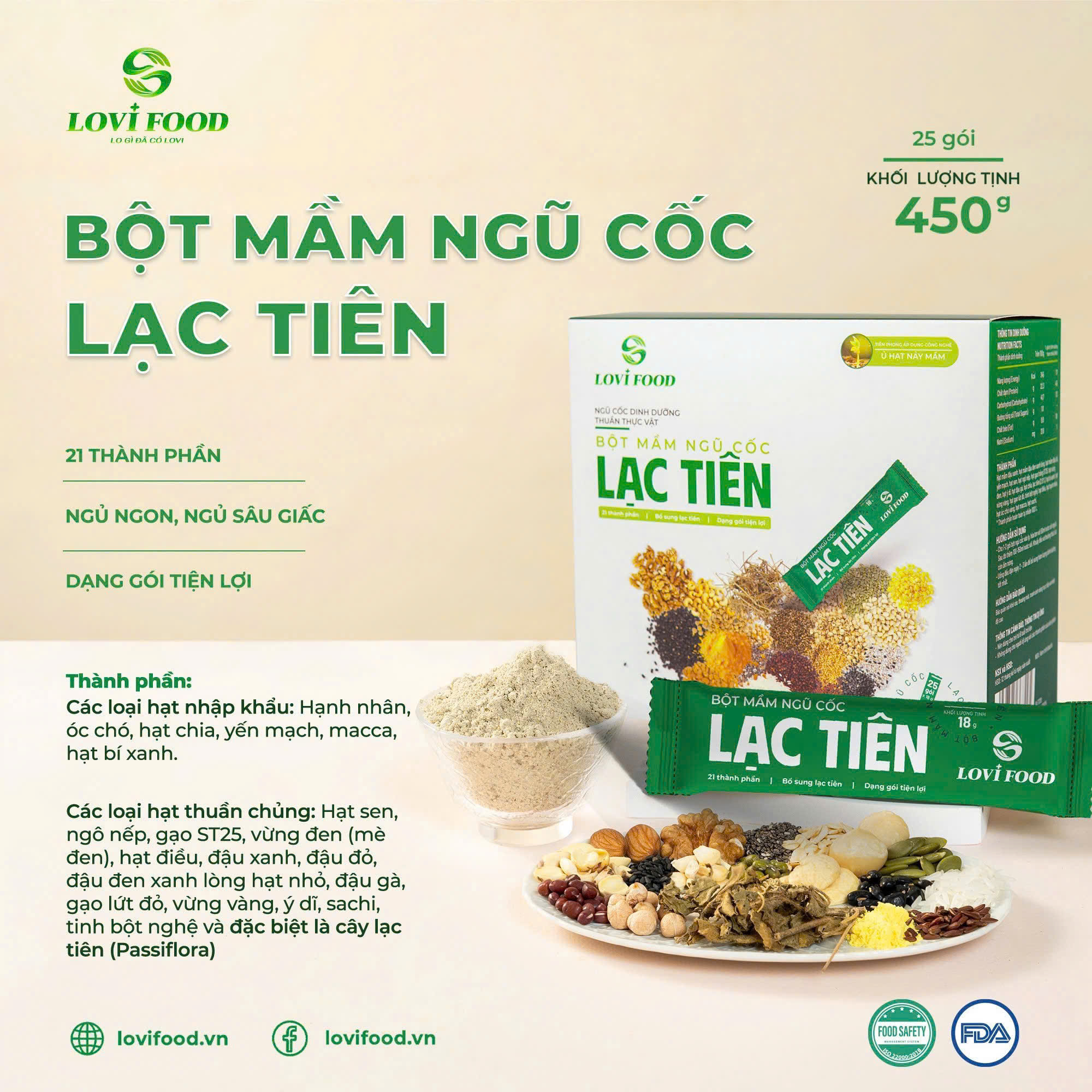 🌾 COMBO 2 TRONG 1 DƯỠNG SINH – NGỦ NGON